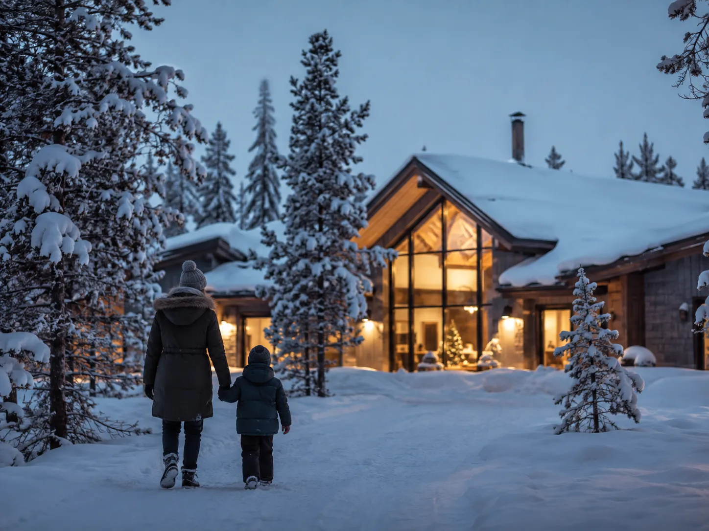 A private wilderness lodge