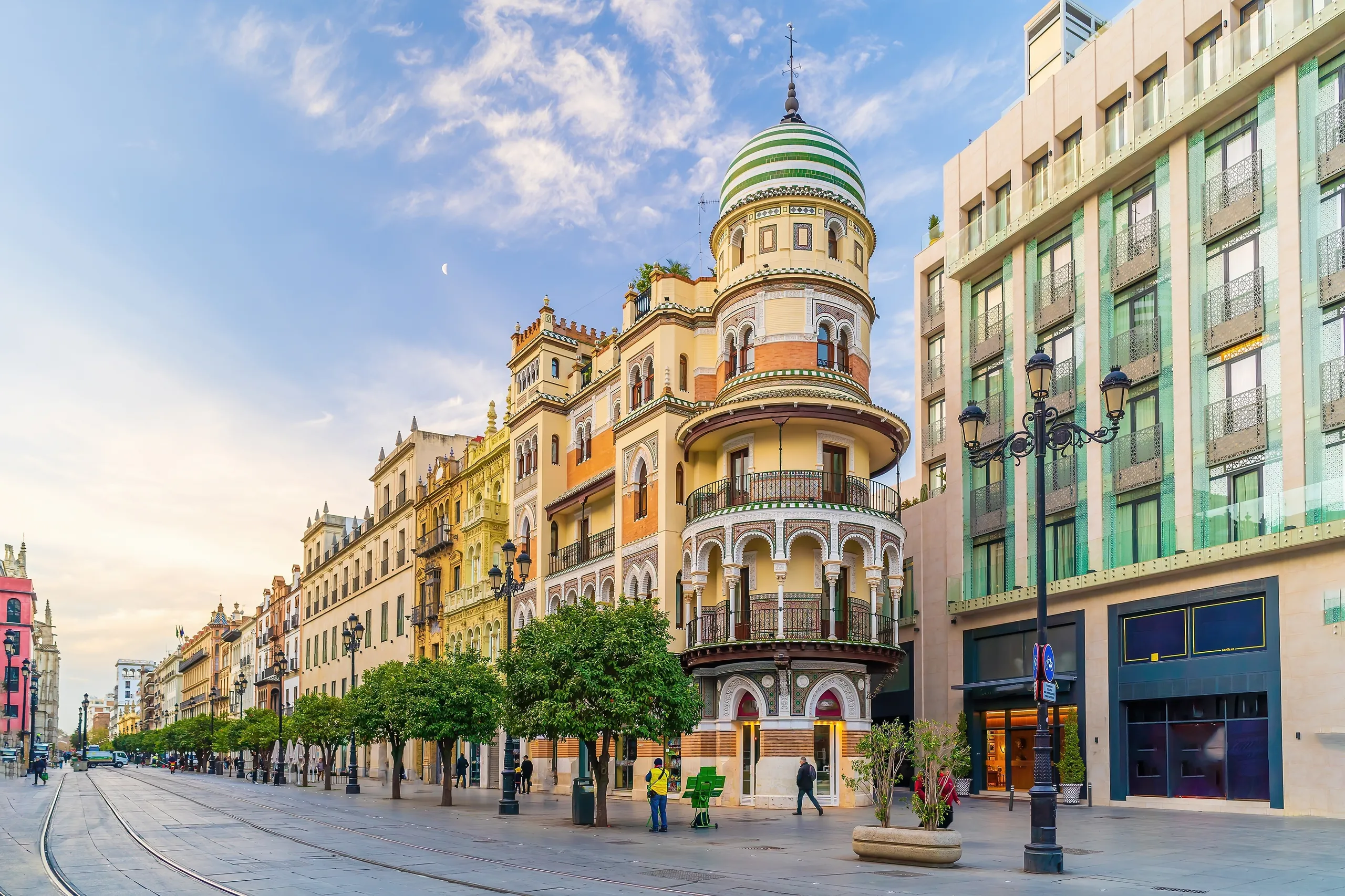 Arrival in Seville
