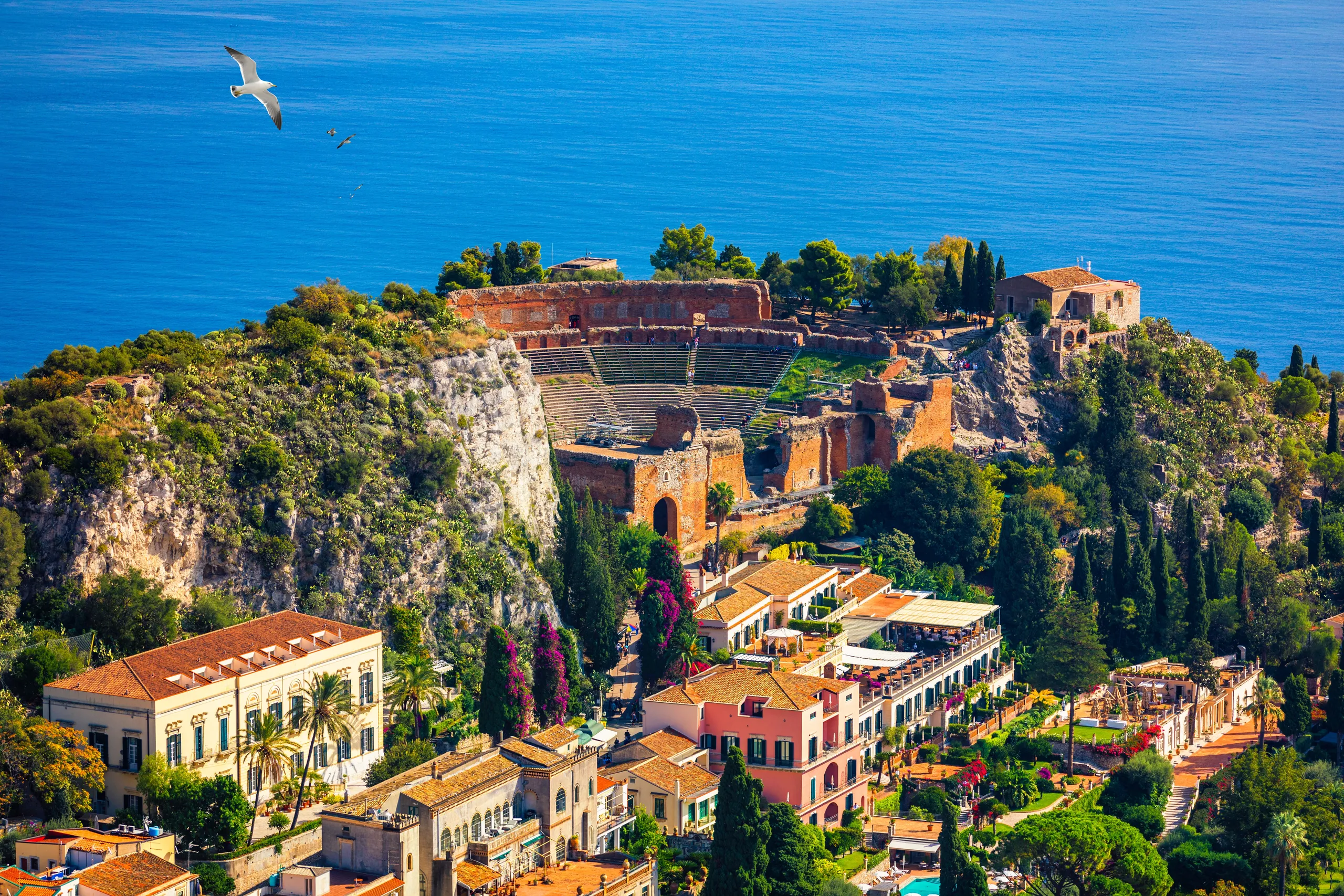 Departure from Taormina