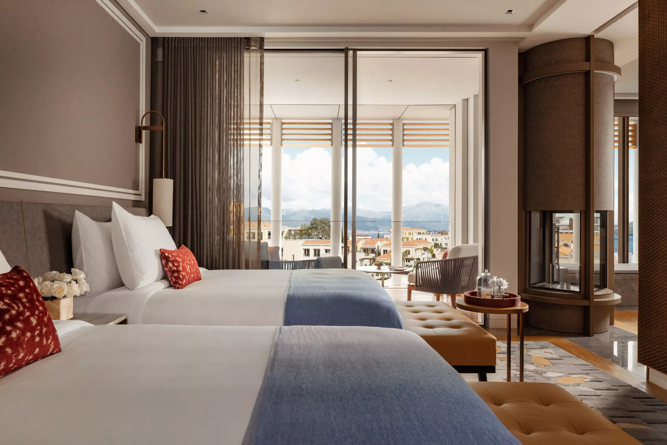 Two adjoining rooms opened into one