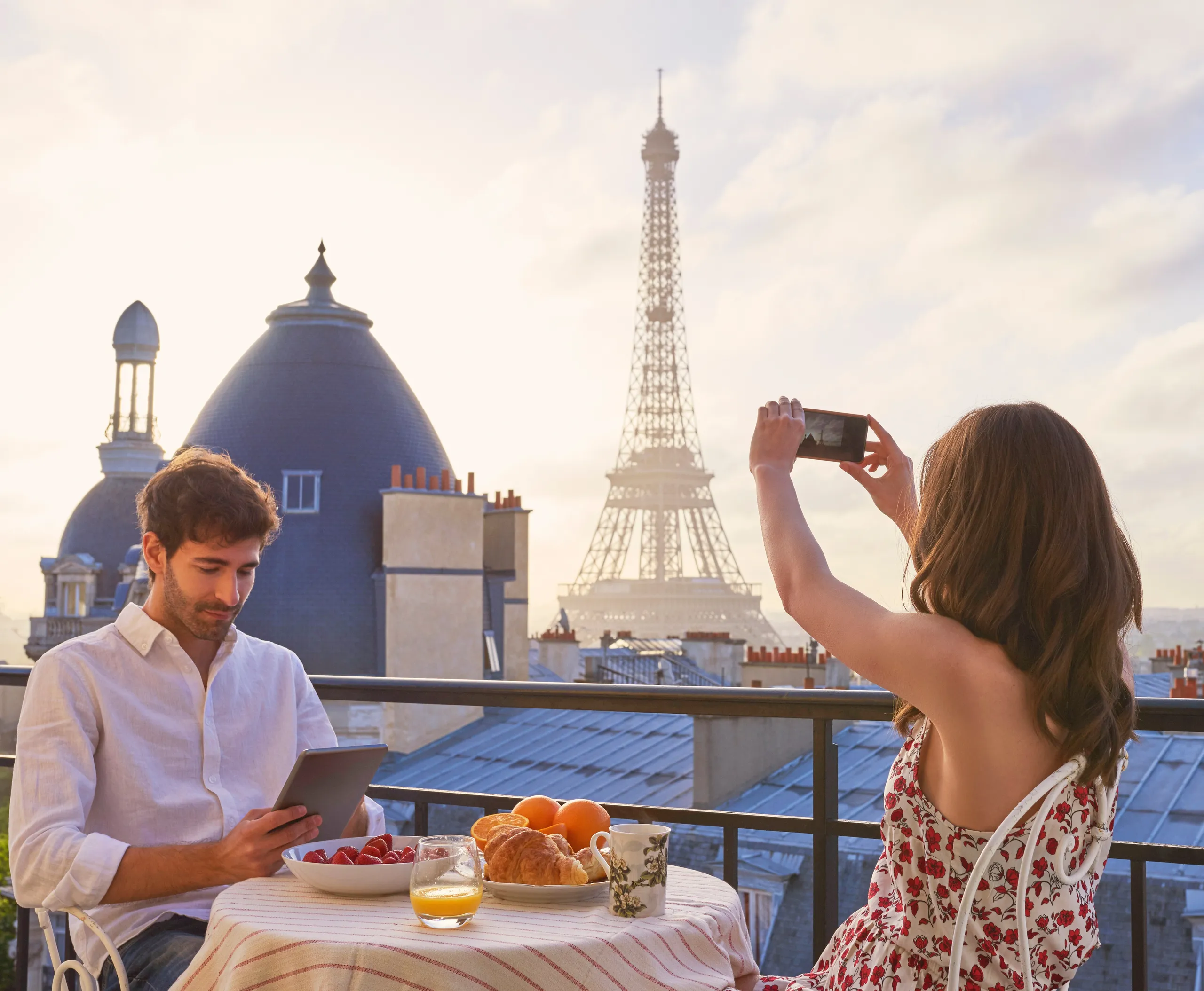 Arrival in Paris