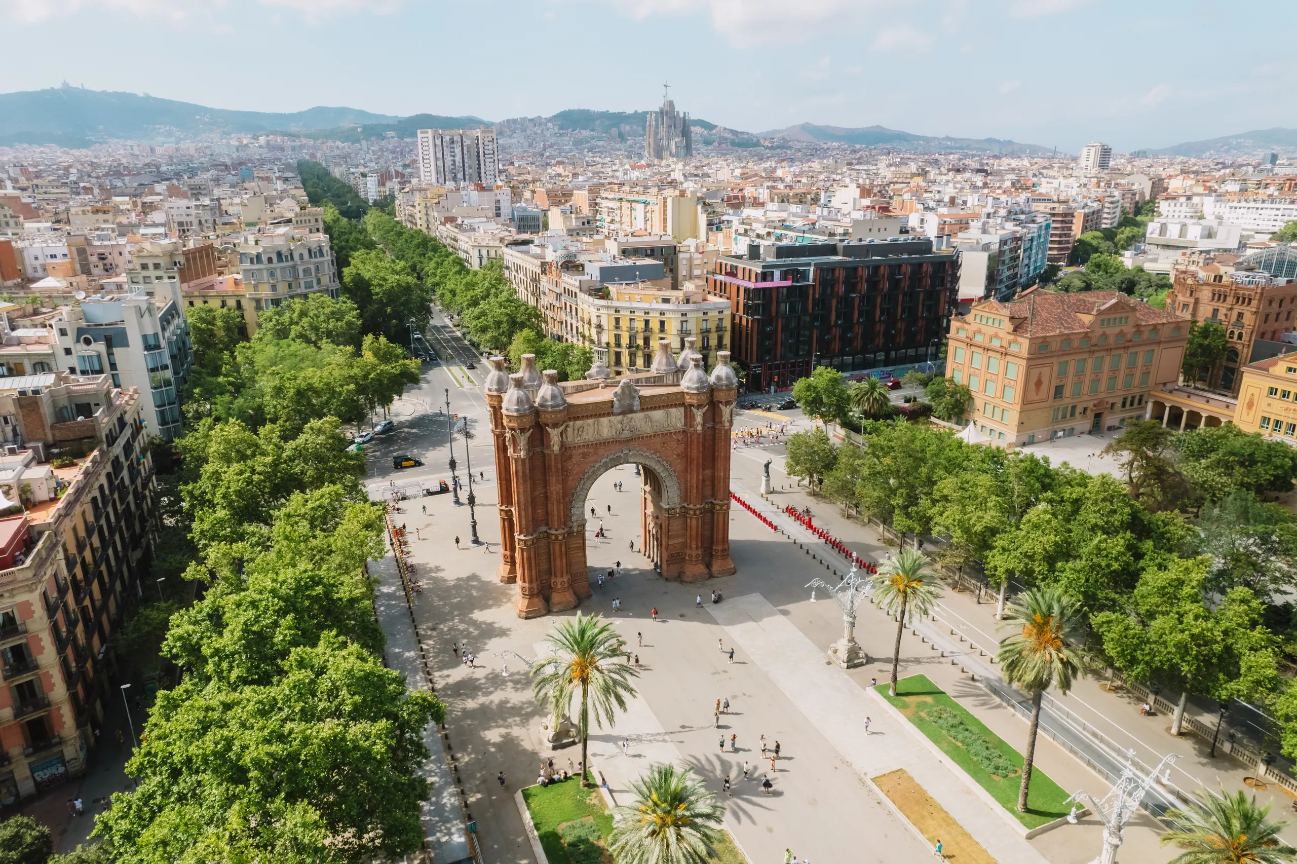 Departure from Barcelona