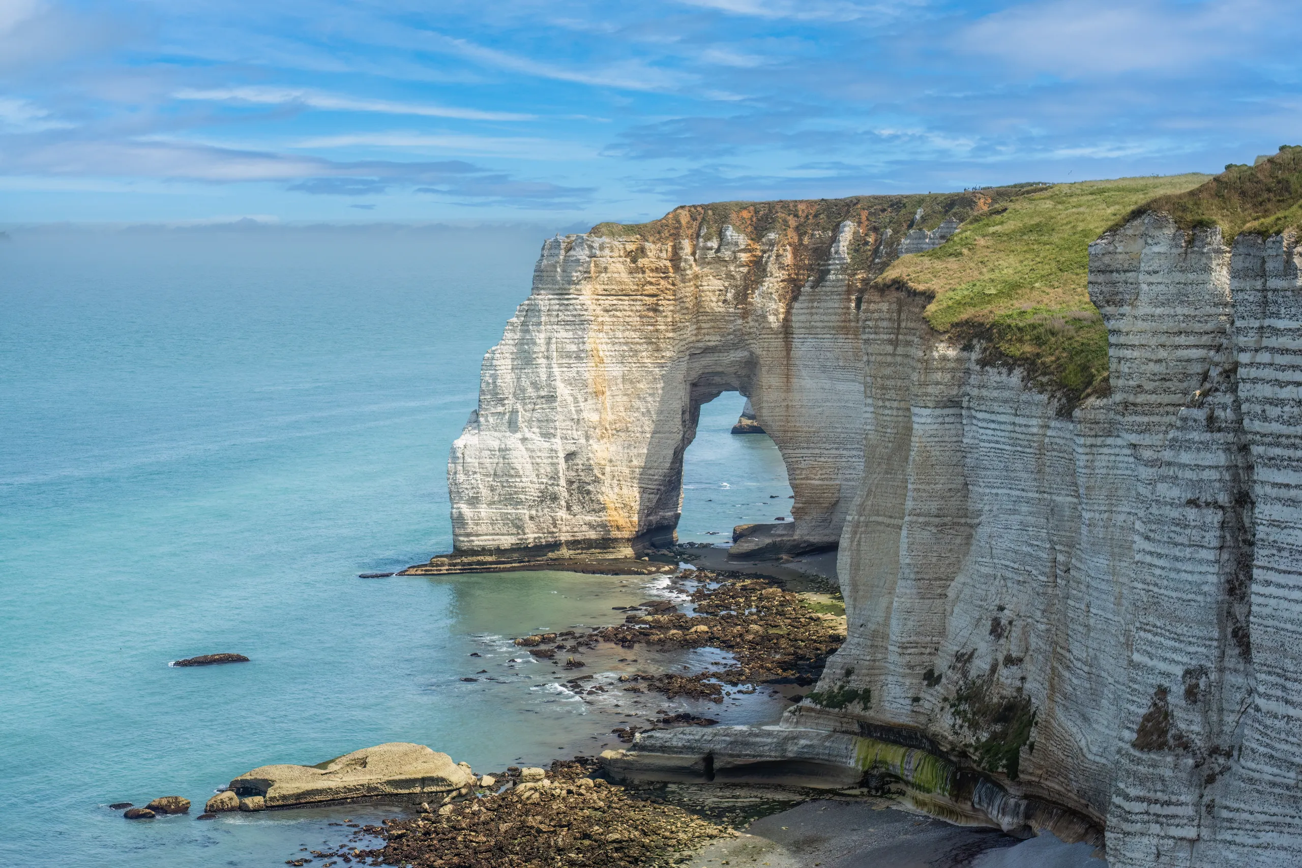 The cliffs at Étretat