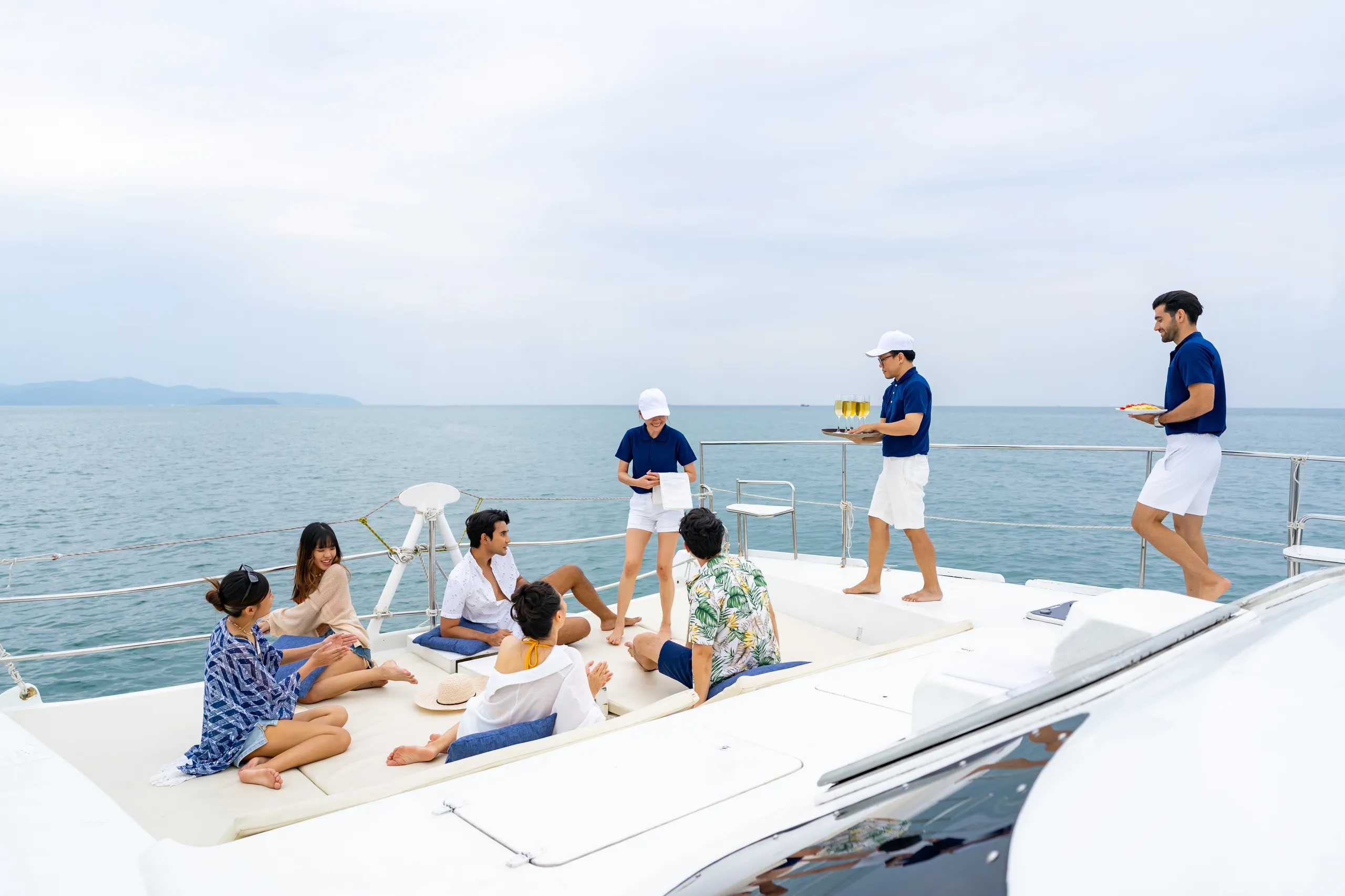 Fully Crewed Catamaran