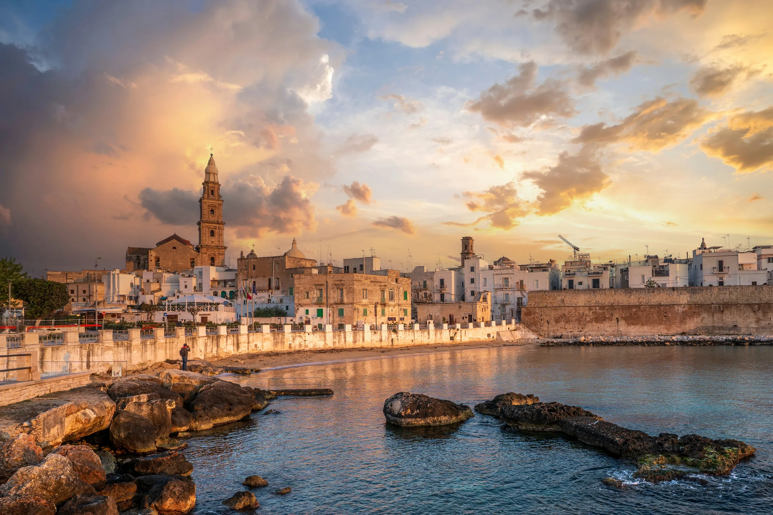 Arrival in Bari